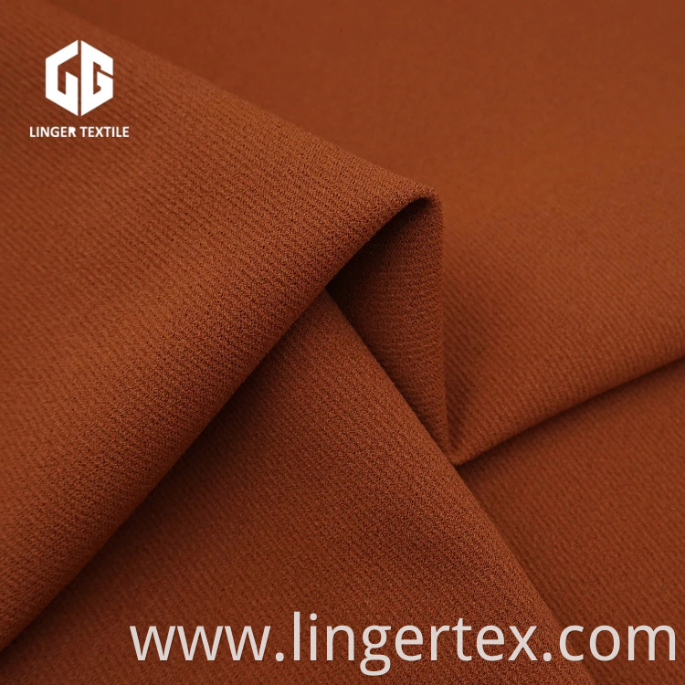 Shaoxing Popular Twill Crepe Fabric 95%T 5%Sp for Garment